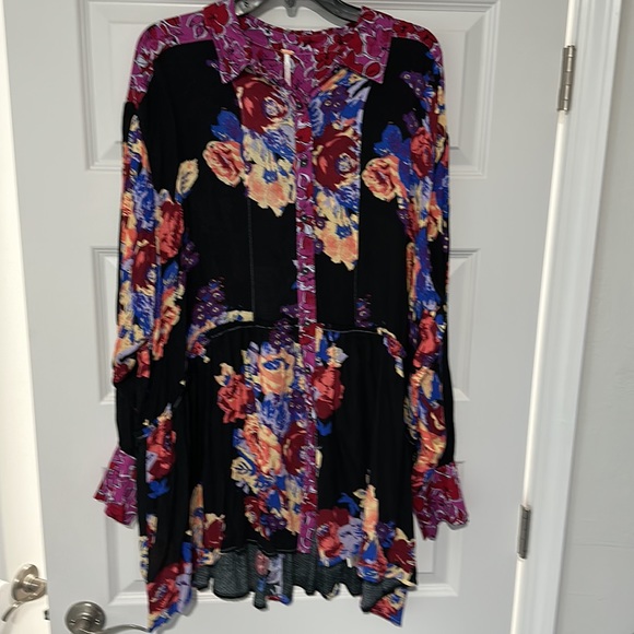EUC Free People Brunch a Bunch tunic top size XL - Picture 3 of 11